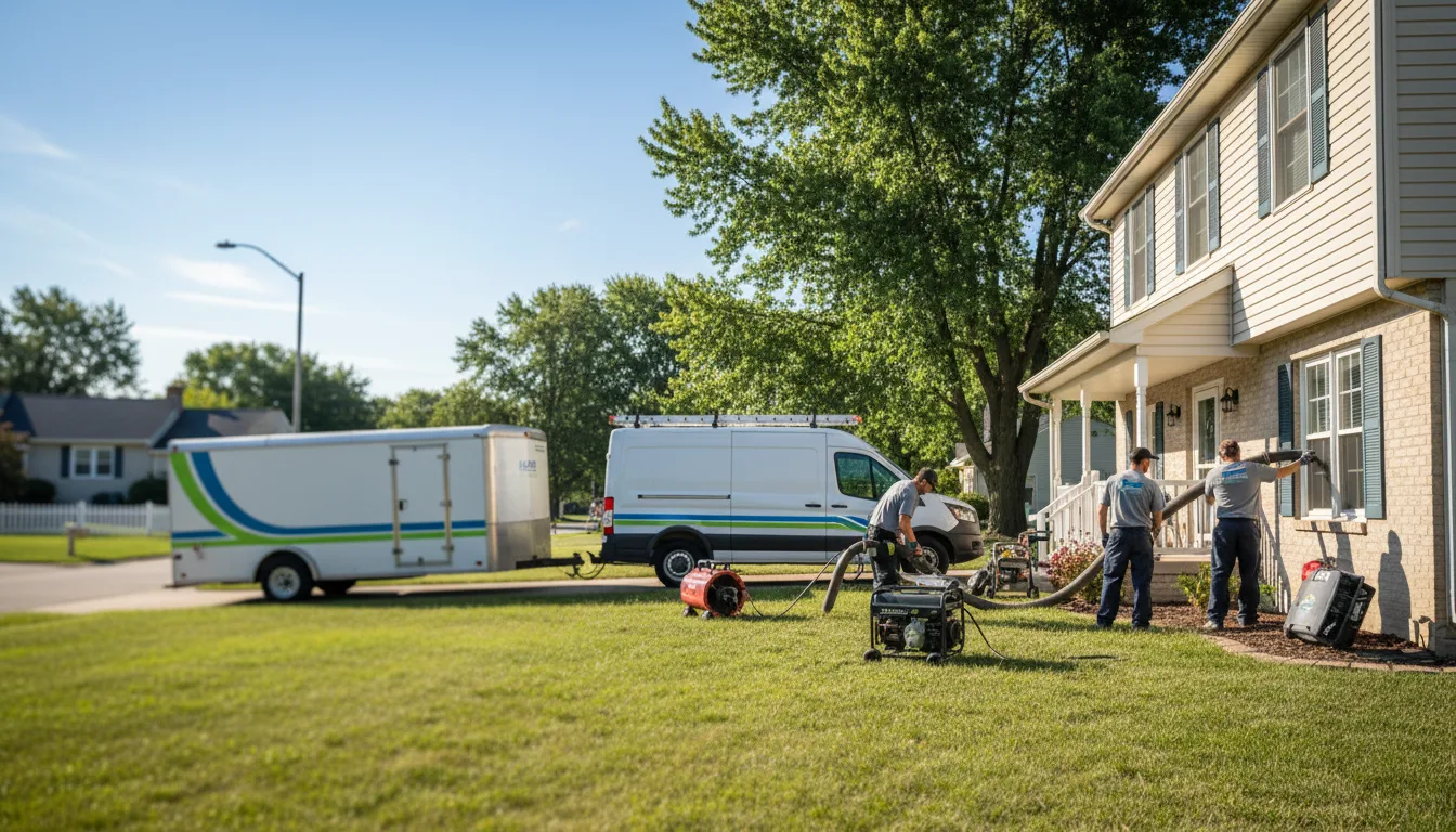Flooded Basement Restoration And Cleanup With Repair in Mount Horeb, WI near me